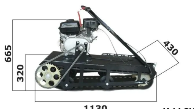 Мотобуксировщик XTREME-MOTORS "Конек-Горбунок" 6.5 л.с. в Муроме