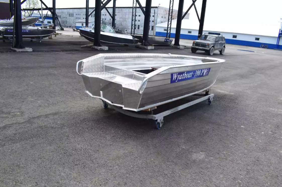 Алюминиевая лодка Wyatboat-390Р Увеличенный борт в Муроме
