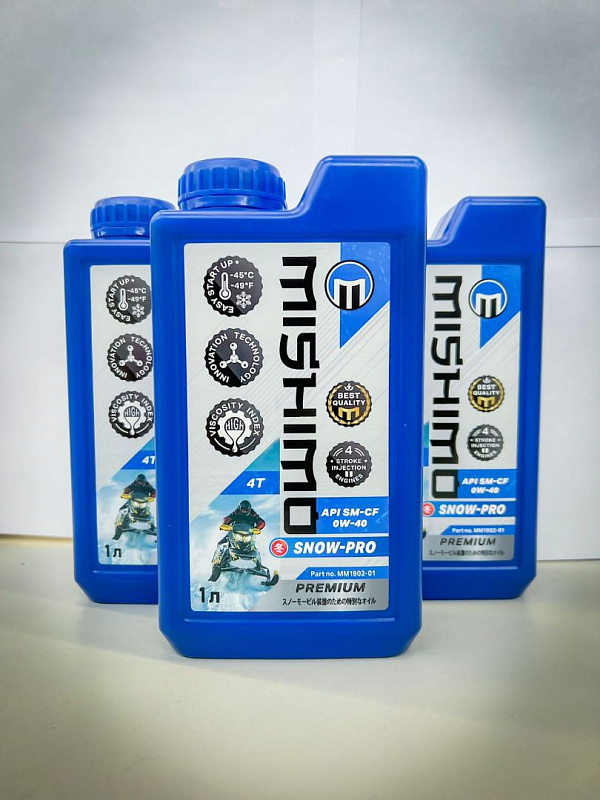 Масло синтетическое MISHIMO SNOW-PRO PREMIUM 4Т (SAE 0W-40 API SL/SJ/CF) в Муроме