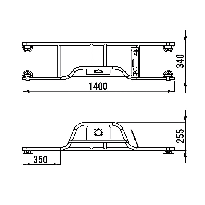 Стойка рулевая с бортовым креплением малая в Муроме