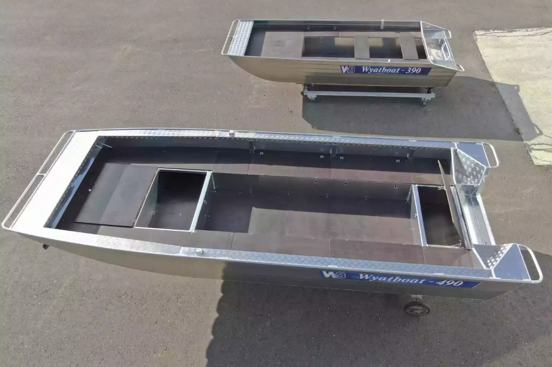 Алюминиевая лодка Wyatboat-490 Jonboat в Муроме