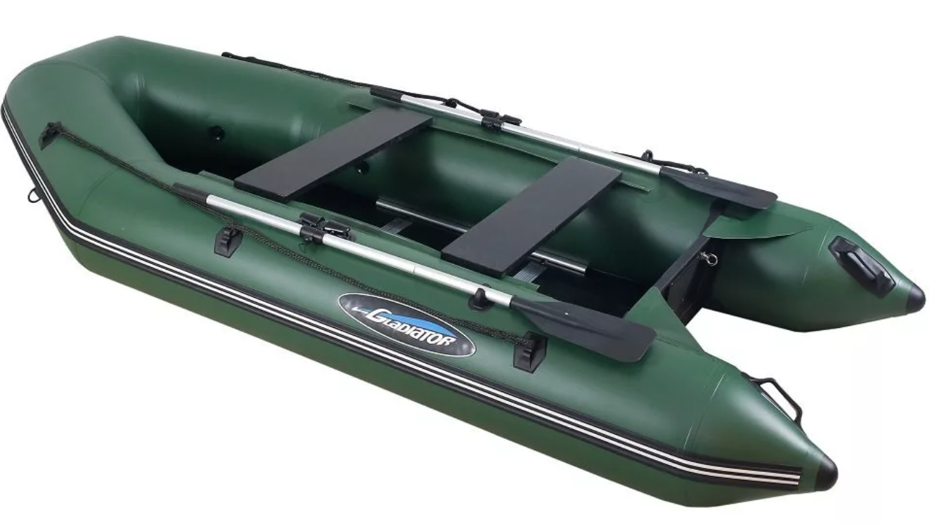 МОТОРНО-ГРЕБНАЯ ЛОДКА ПВХ GLADIATOR A 280 ТК С ФАНЕРНЫМ ДНОМ в Муроме