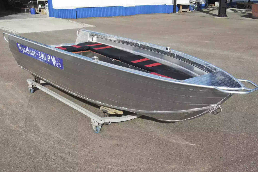 Алюминиевая лодка Wyatboat-390РМ увеличенный борт в Муроме