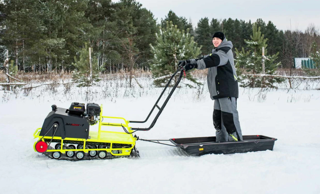 Мотобуксировщик Бурлак ХОЗЯИН-1 (капот ткань) в Муроме