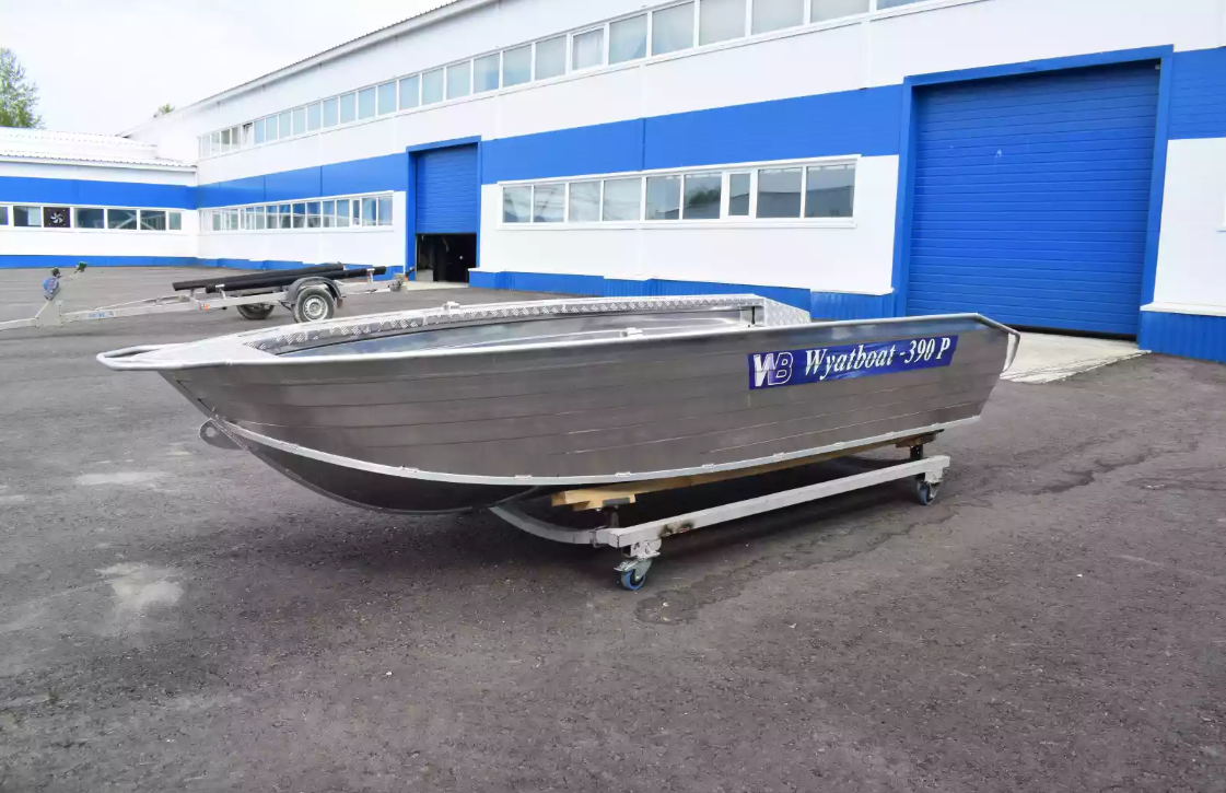 Алюминиевая лодка Wyatboat-390Р Увеличенный борт в Муроме