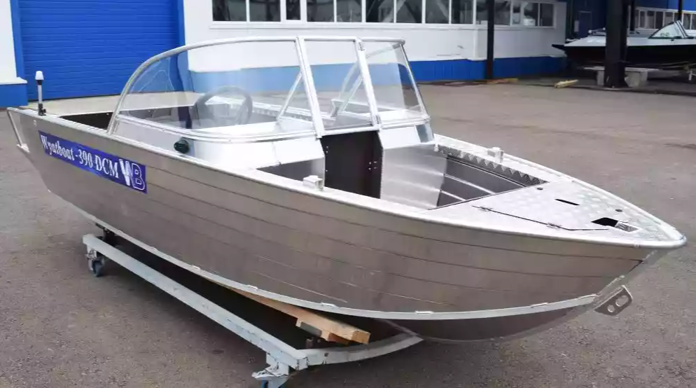 Алюминиевая лодка Wyatboat-390 DCM Увеличенный борт в Муроме