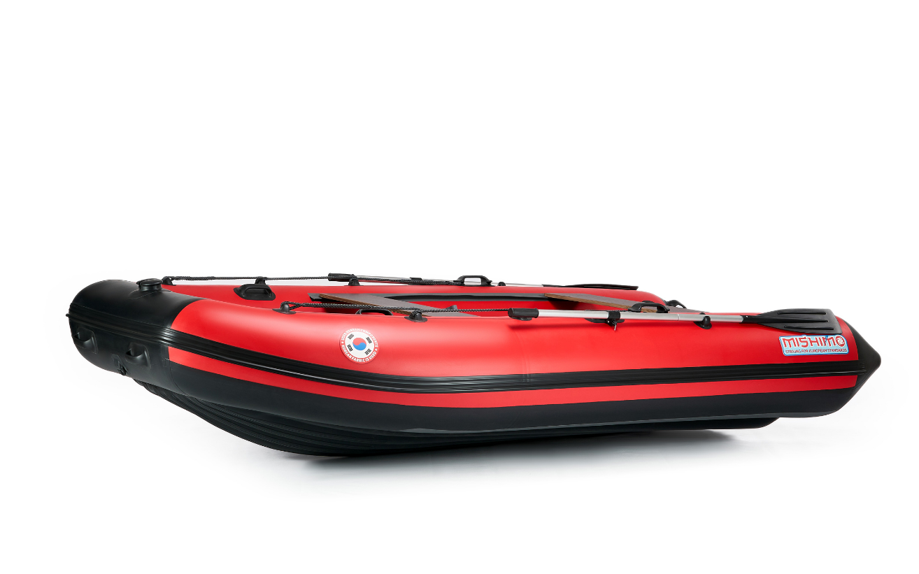 КОМПЛЕКТ ЛОДКА MISHIMO RAPID 380 PRO+ ЛОДОЧНЫЙ МОТОР MARLIN MP 9.9 (20) AMHS PROLINE FORCE в Муроме