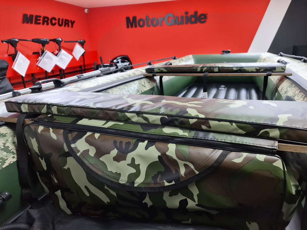 КОМПЛЕКТ МЯГКИХ НАКЛАДОК С СУМКОЙ ДЛЯ ЛОДОК 105Х20 КАМУФЛЯЖ в Муроме