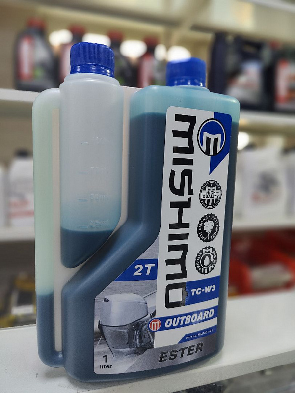 Масло MISHIMO 2T OUTBOARD (ESTER) полусинтетика 1 л в Муроме