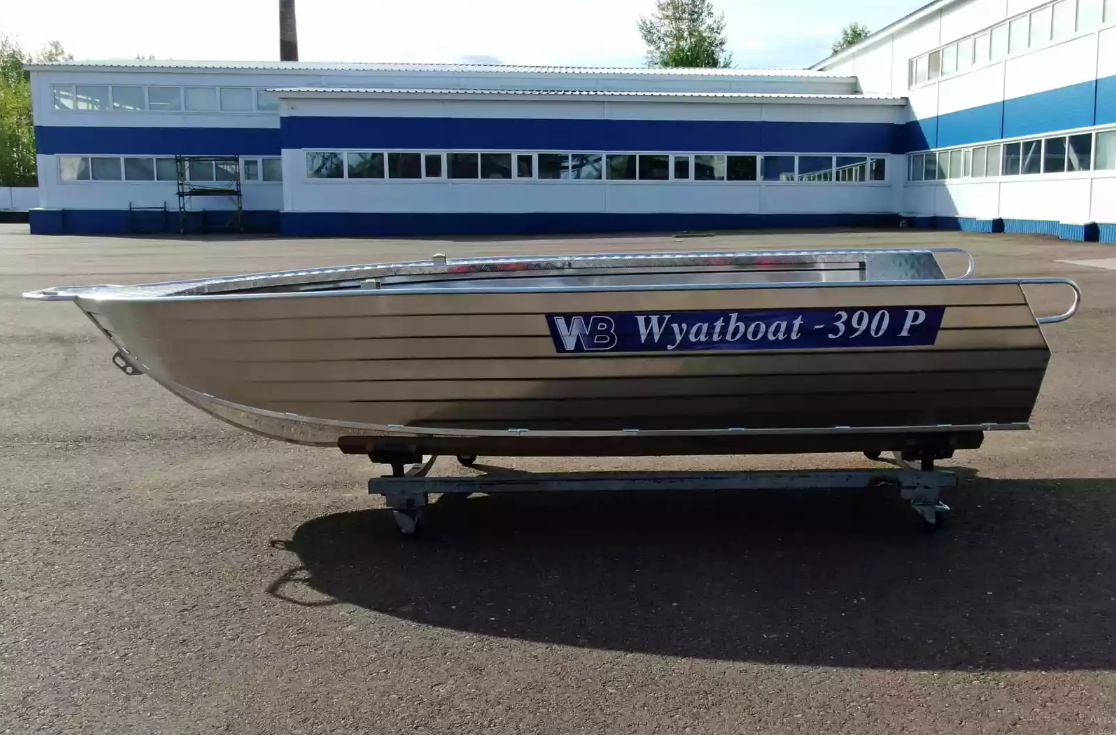 Алюминиевая лодка Wyatboat-390РМ увеличенный борт в Муроме