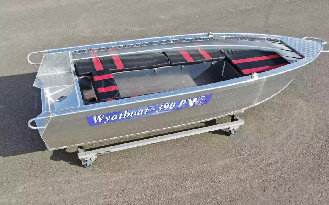 Алюминиевая лодка Wyatboat-390РМ увеличенный борт в Муроме