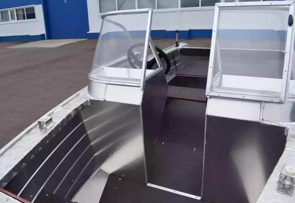 Алюминиевая лодка Wyatboat-390 DCM Увеличенный борт в Муроме