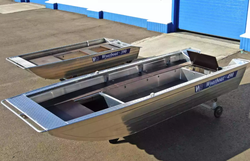Алюминиевая лодка Wyatboat-490 Jonboat в Муроме