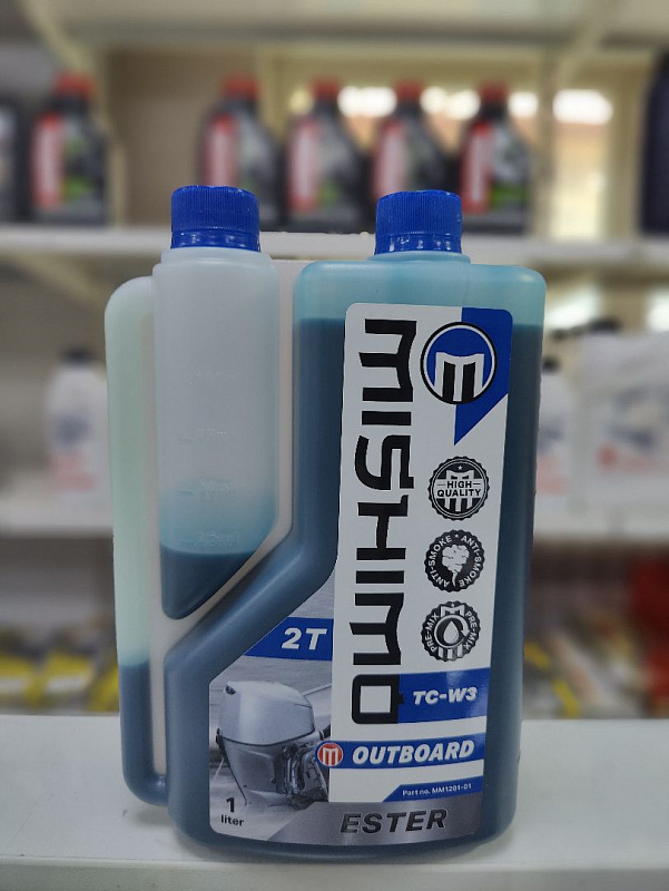 Масло MISHIMO 2T OUTBOARD (ESTER) полусинтетика 1 л в Муроме
