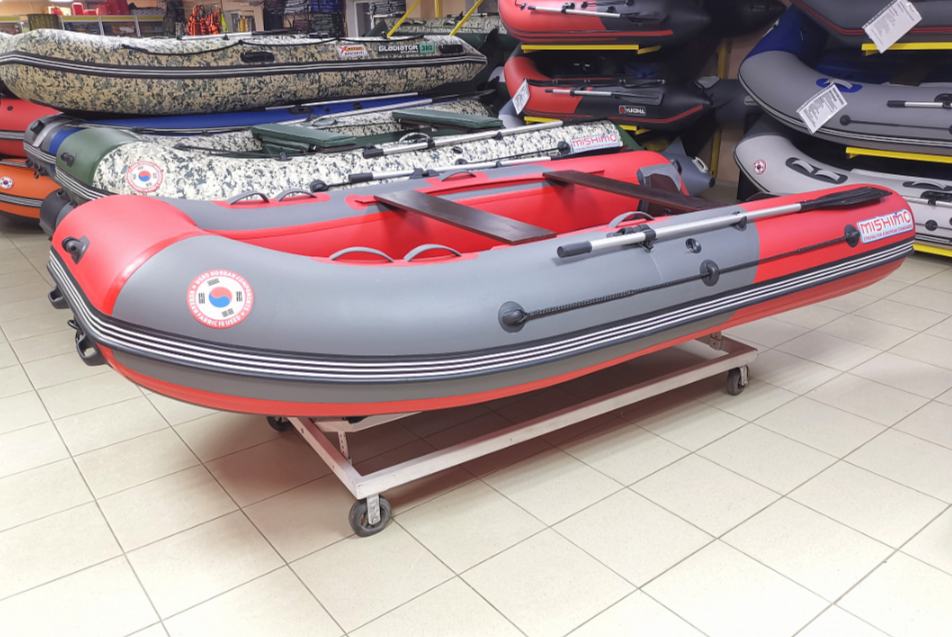 КОМПЛЕКТ Лодка MISHIMO PRO 350 + ЛОДОЧНЫЙ МОТОР MARLIN MP 9.9 (20) AMHS PRO в Муроме