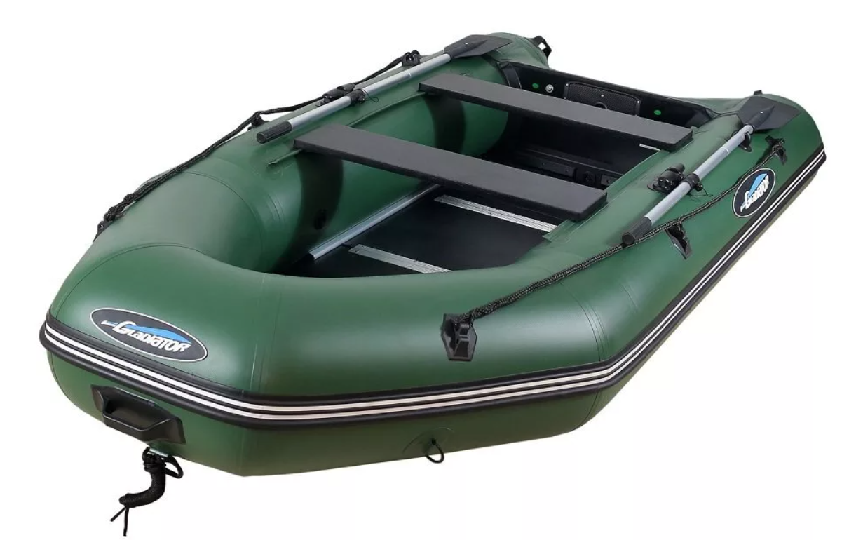 МОТОРНО-ГРЕБНАЯ ЛОДКА ПВХ GLADIATOR A 280 ТК С ФАНЕРНЫМ ДНОМ в Муроме