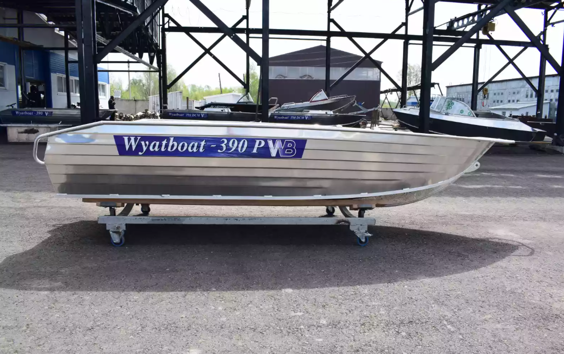 Алюминиевая лодка Wyatboat-390Р Увеличенный борт в Муроме