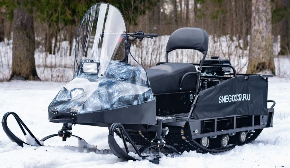 Миниснегоход Бурлак Егерь Экспедитор 15 л.с. , реверс, тормоз, капот белый в Муроме