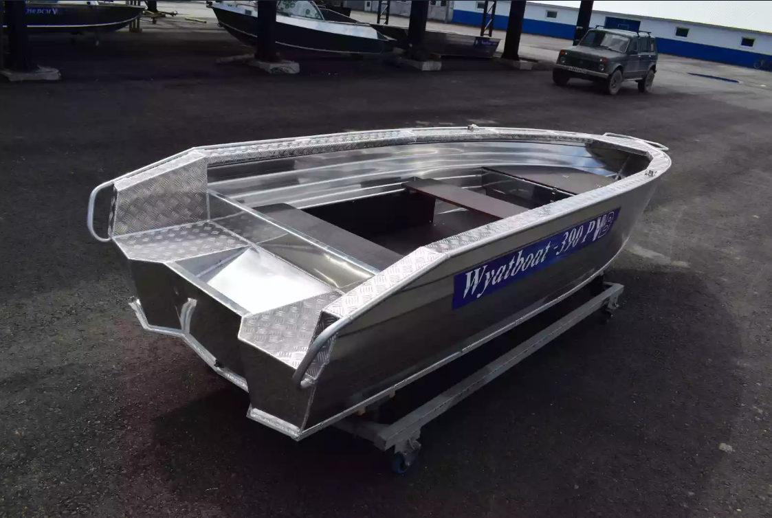 Алюминиевая лодка Wyatboat-390Р Увеличенный борт в Муроме