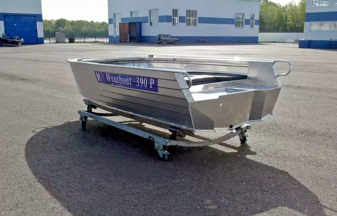 Алюминиевая лодка Wyatboat-390РМ увеличенный борт в Муроме