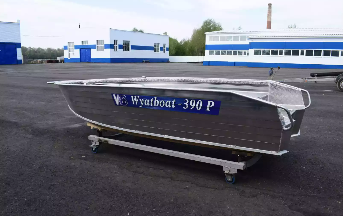 Алюминиевая лодка Wyatboat-390Р Увеличенный борт в Муроме