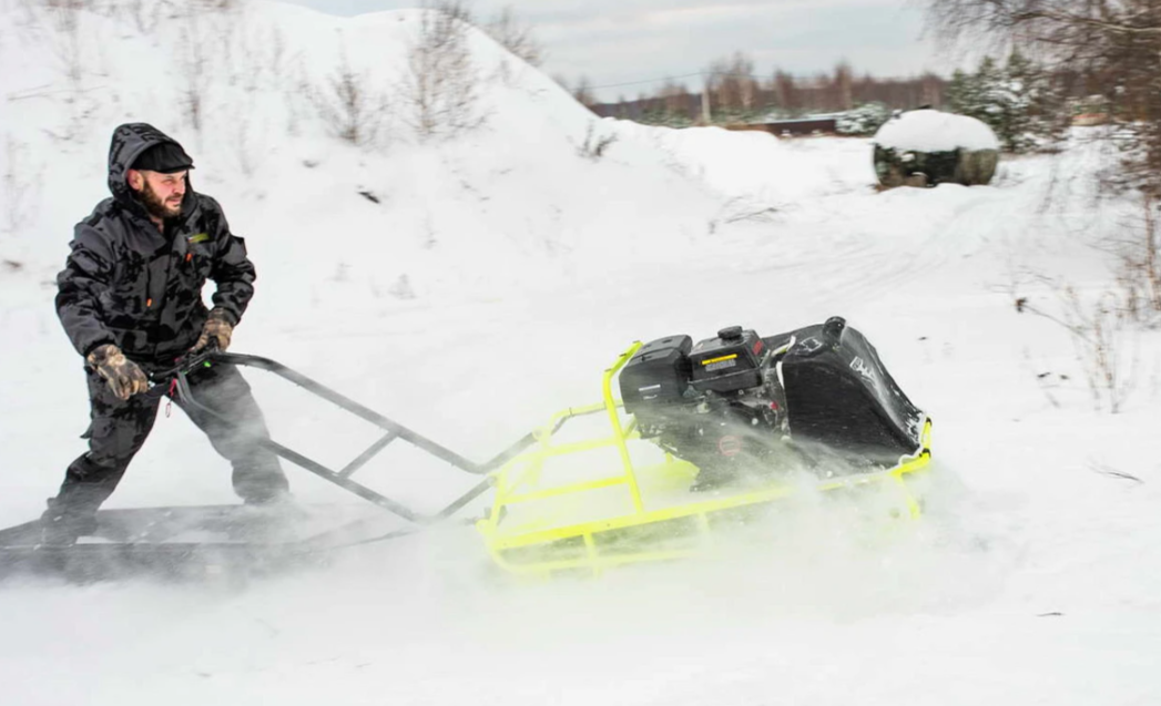 Мотобуксировщик Бурлак ХОЗЯИН-1 (капот ткань) в Муроме