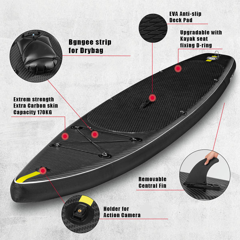 SUP (САП) ДОСКА MISHIMO CARBON DARKSIDE 11’ (335СМ) в Муроме