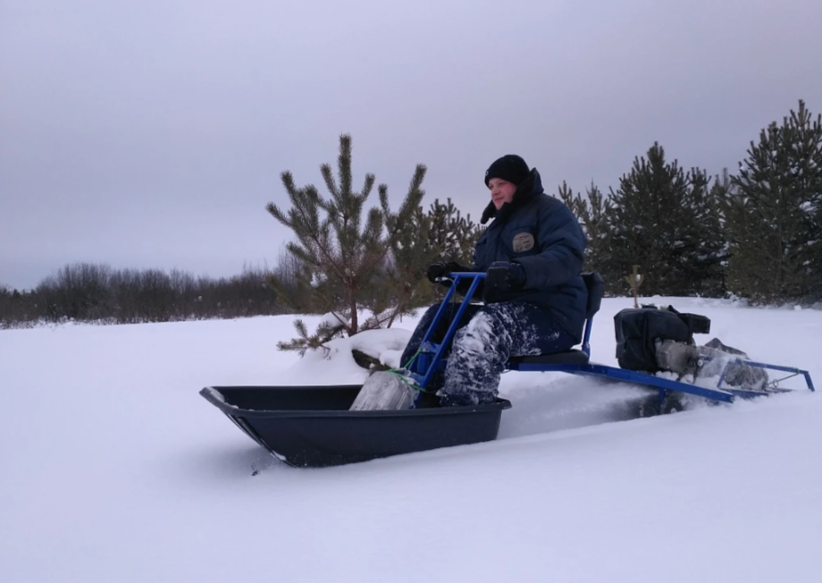 Мотобуксировщик толкач Альбатрос-XL8 с модулем. Без фары, тележки в Муроме