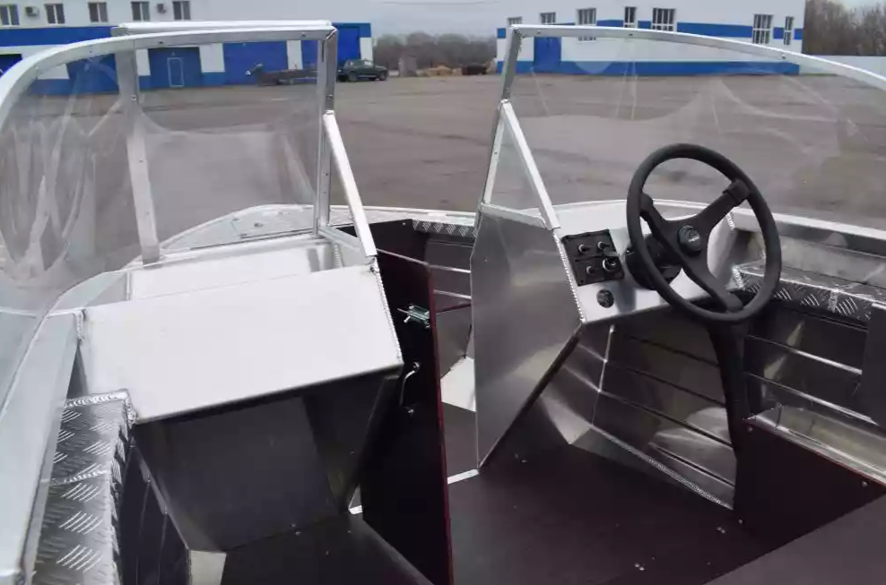 Алюминиевая лодка Wyatboat-390 DCM Увеличенный борт в Муроме