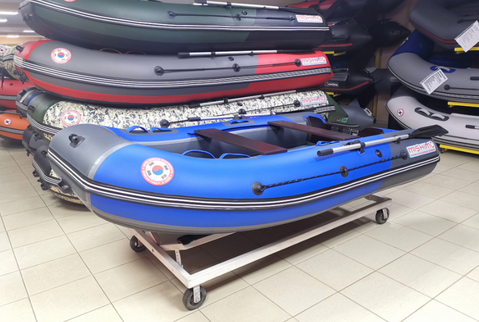 КОМПЛЕКТ Лодка MISHIMO PRO 350 + ЛОДОЧНЫЙ МОТОР MARLIN MP 9.9 (20) AMHS PRO в Муроме