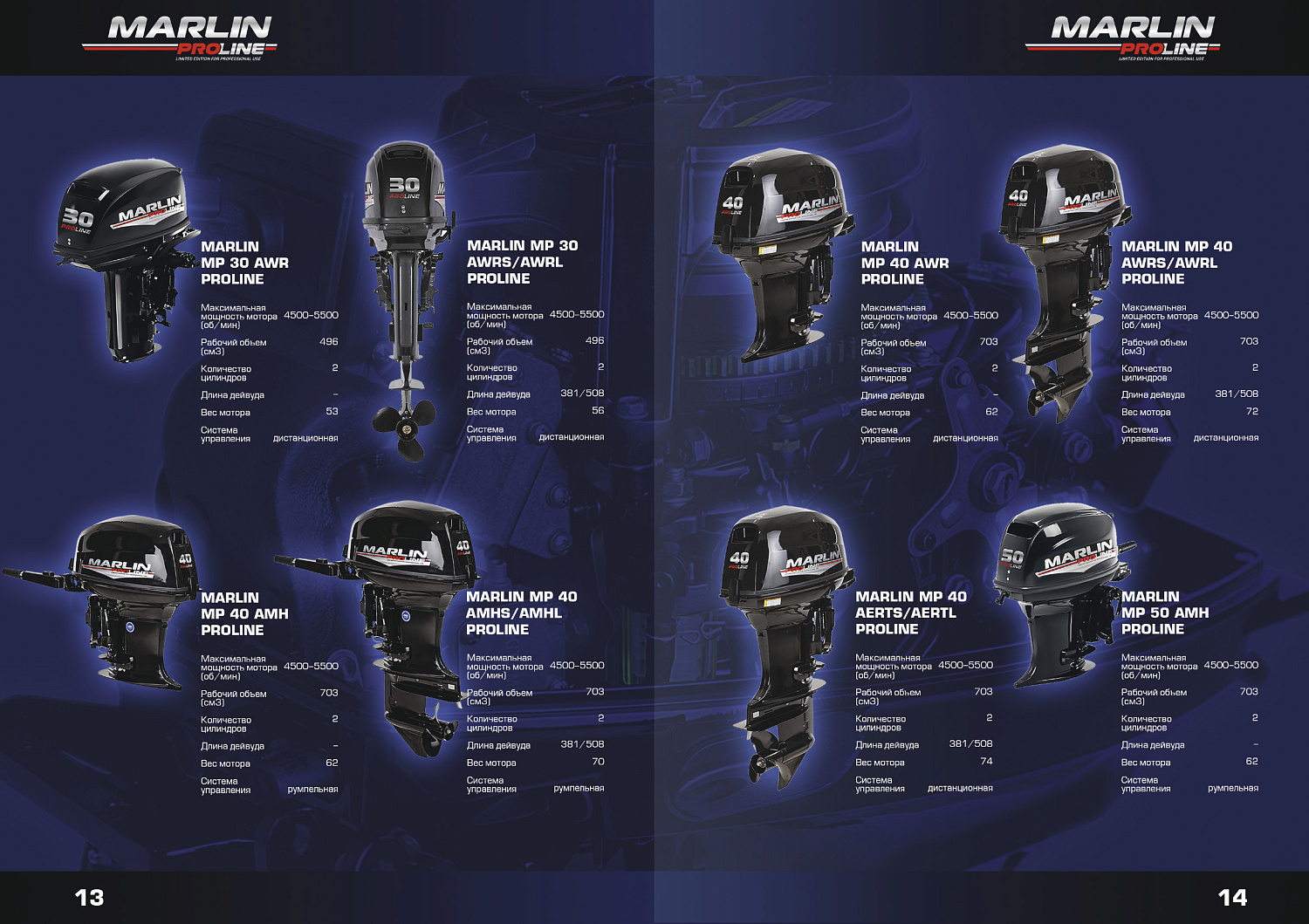 Лодочный мотор MARLIN PROLINE MP 50 AMHS в Муроме