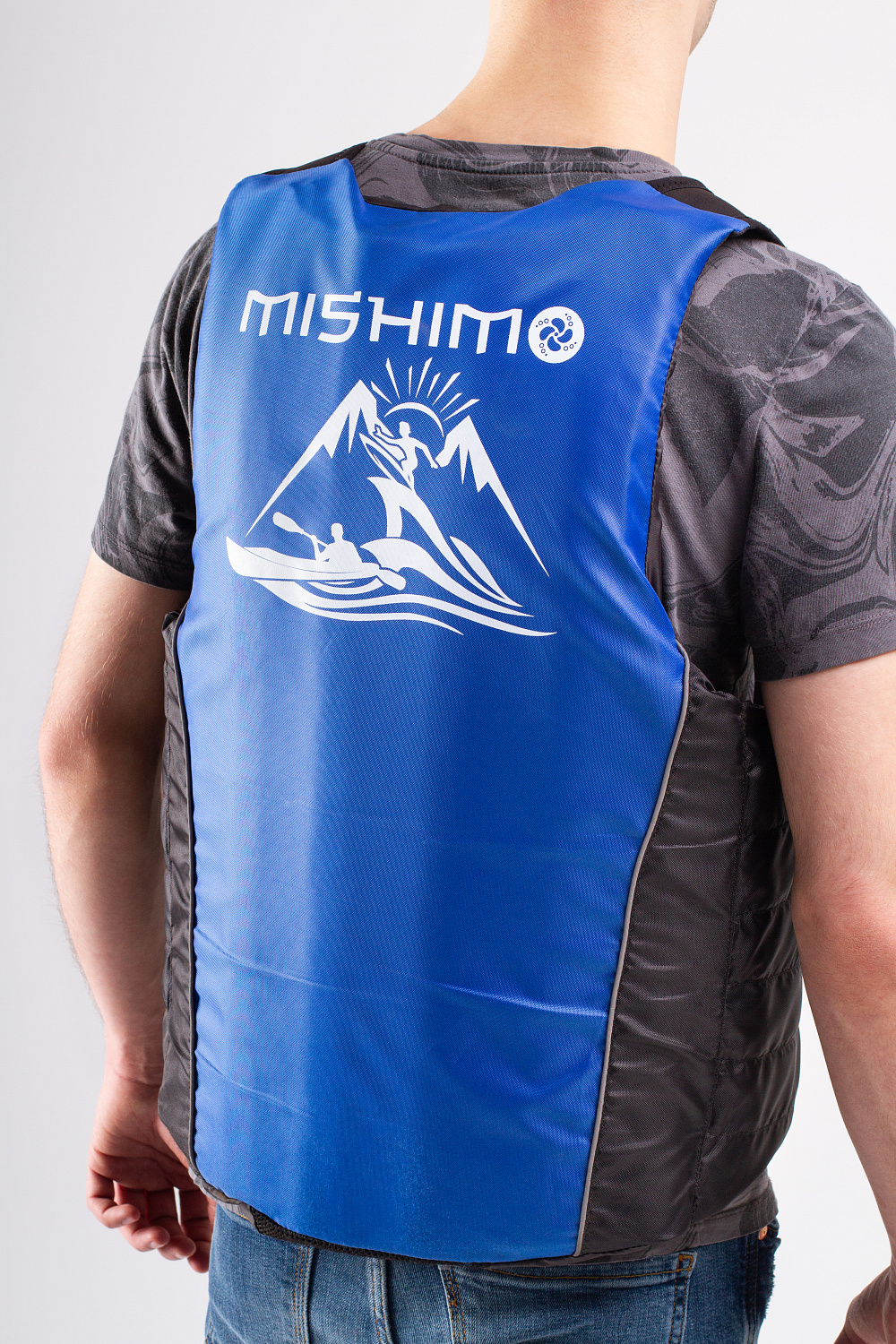 Жилет спасательный MISHIMO PRO Премиум качества Черно-синий в Муроме