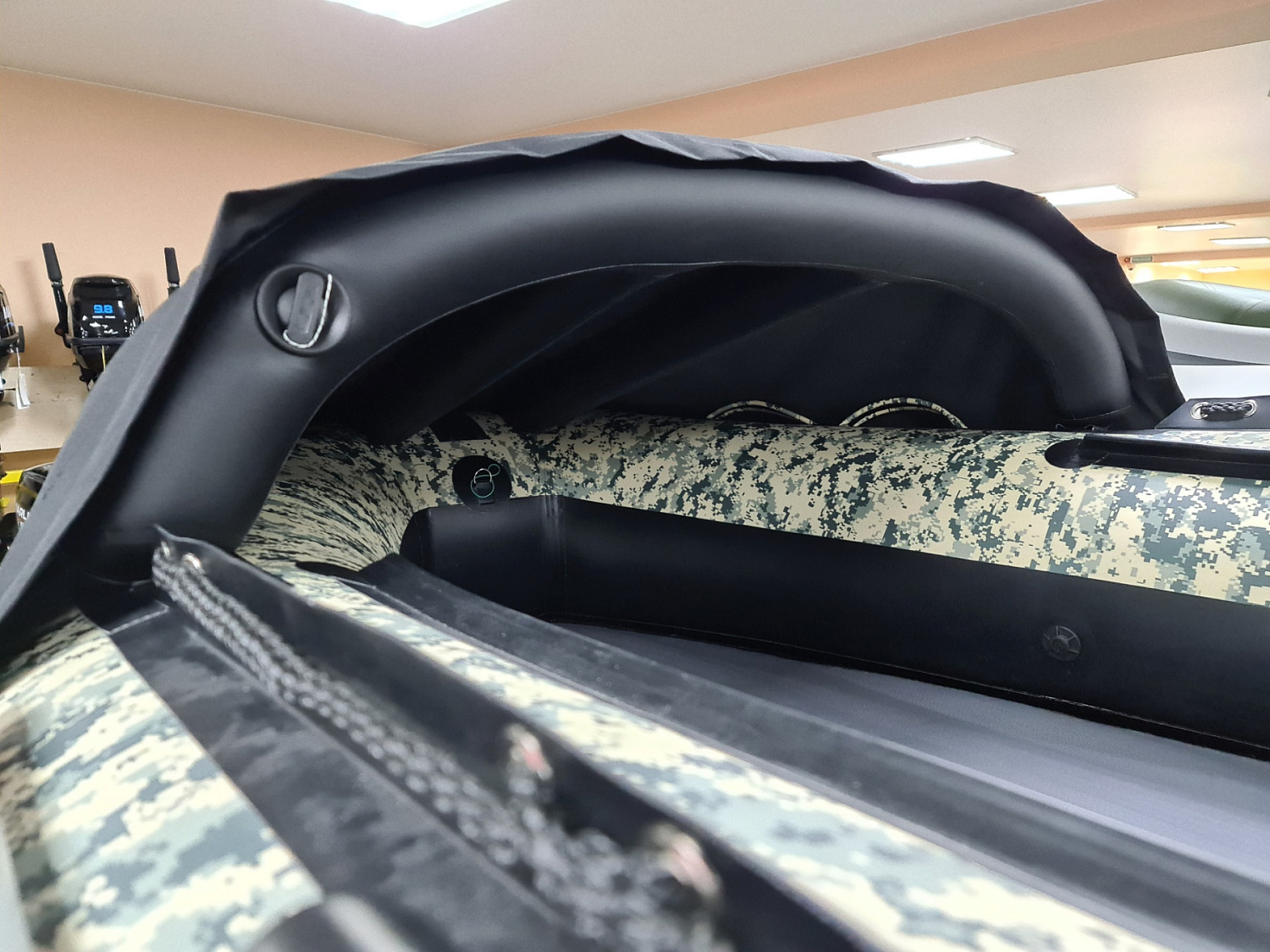 КОМПЛЕКТ НОСОВОГО ТЕНТА К ЛОДКЕ SMARINE AIR MAX 380 ЧЕРНЫЙ в Муроме